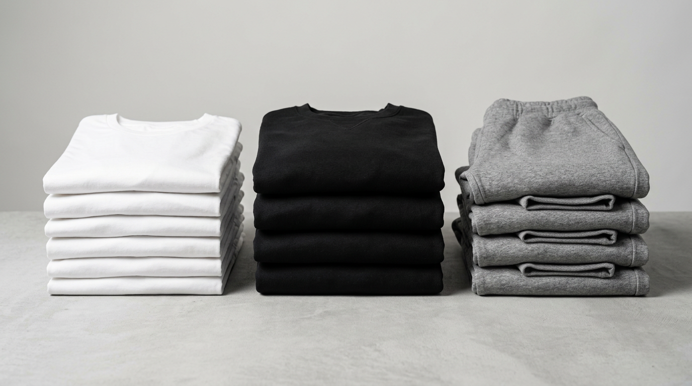 Prendas básicas para personalizar — playeras y sudaderas